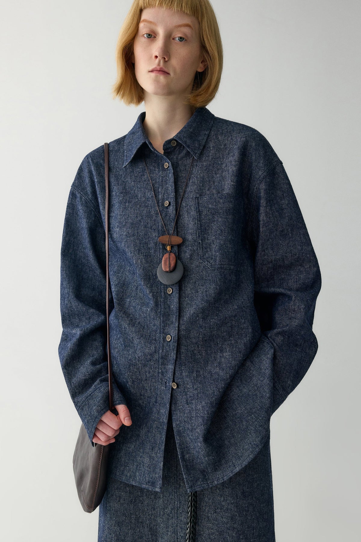 Silvia | Sobrecamisa de Algodón y Lino
